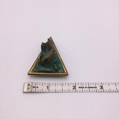 LOTJ110: Handcrafted Modernist Brooch