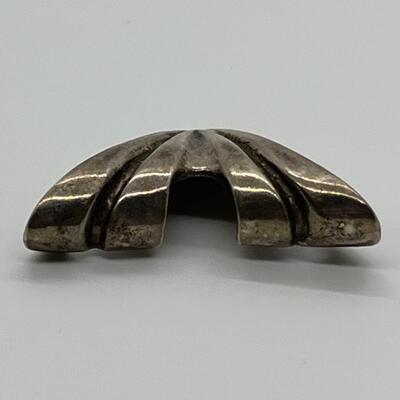 LOTJ168: Vintage Sterling Silver Slide Pendant wear as is or polish for a high silver shine
