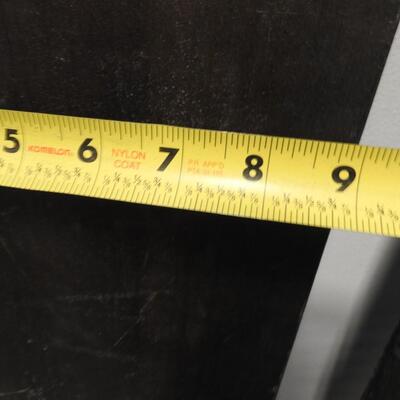 4 pcs Wood: 3 Edges Beveled, Stained Dark Brown