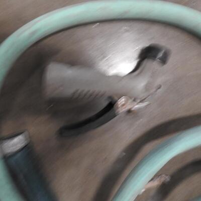 Garden Hose w/ Nozzle & Bucket