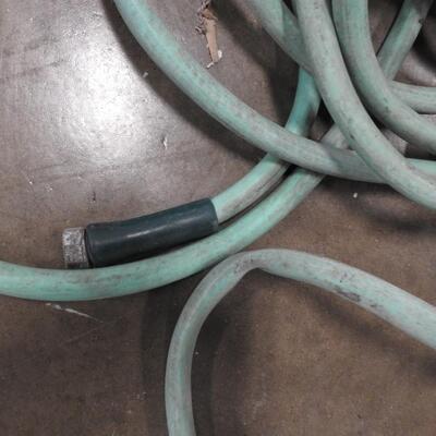 Garden Hose w/ Nozzle & Bucket