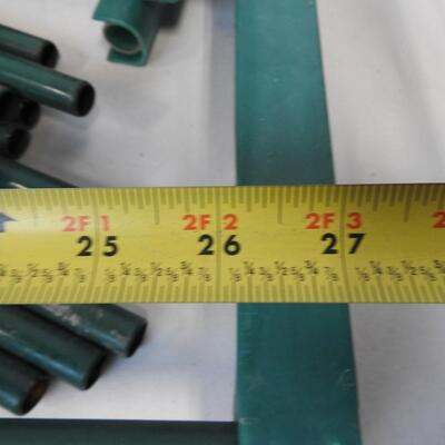 Standing Clothes Rack, Metal & Plastic, Green
