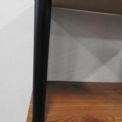 4 Shelf Unit: Veneer Wood w/ Plastic Attachments, Sturdy