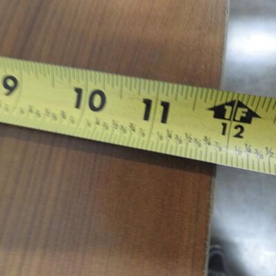 4 Shelf Unit: Veneer Wood w/ Plastic Attachments, Sturdy