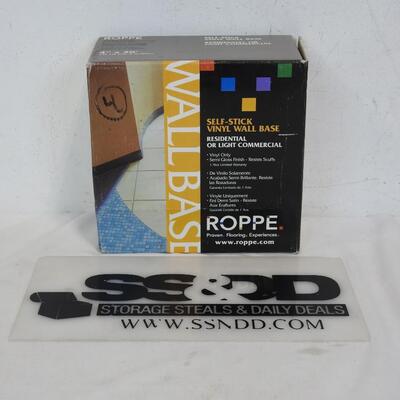 Self Stick Vinyl Wall Base, Roppe 4" x 20", "SNOW"