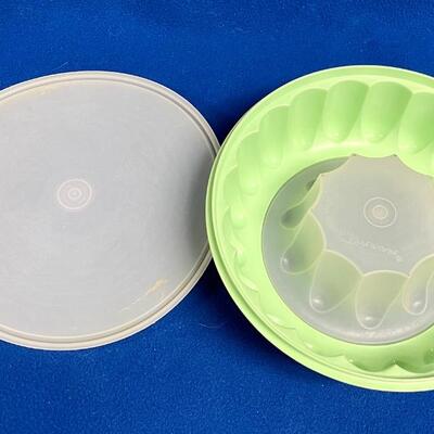 Vintage Pale Green Jello Mold Tupperware Container