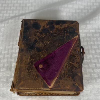 Small Antique Vintage Photo Album Book with Pictures