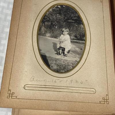 Small Antique Vintage Photo Album Book with Pictures