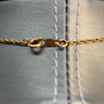 LOT:7:  Natural Carved Bi Colored Jade Pendant Necklace