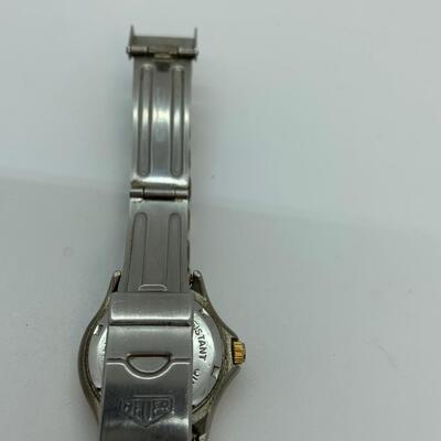 LOT:9: Womanâ€™s  Swiss made KG Heuer Water Resistant Watch Gold & Silver Tone
