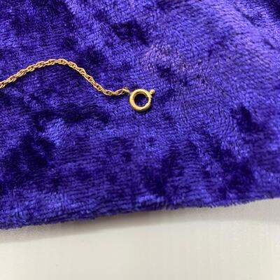 LOT:40: 12k 24â€ Fine Chain Necklace