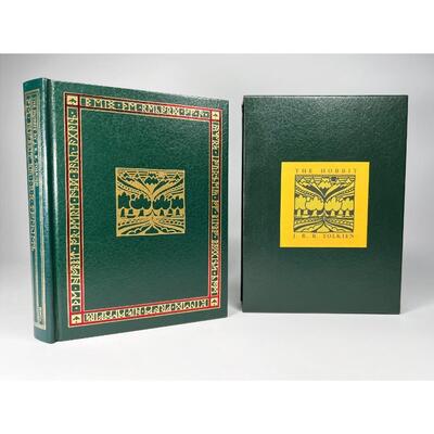 The Hobbit by J.R.R. Tolkien Collectible Hardcover Book with Slipcase Houghton Mifflin Co.
