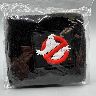 Retro Ghostbusters Black Wristband Sweatband