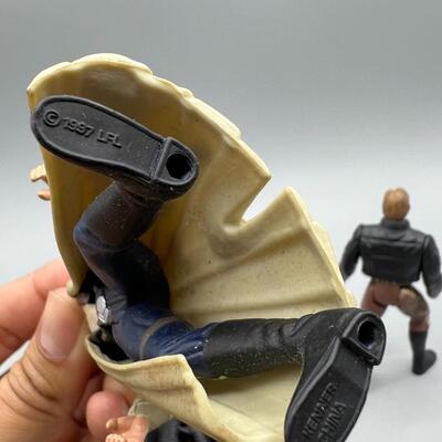 Retro Kenner Star Wars Loose Action Figures Darth Vadar Hans Solo 1990s 3.75"