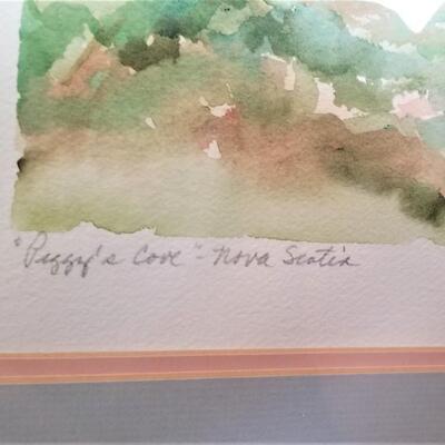 Lot #28  Original Watercolor Painting - Peggy Morris Vineyard - Listed Artist