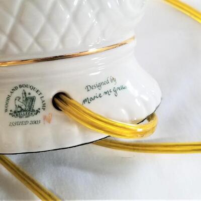 Lot #31  BELLEEK Table Lamp - 2003