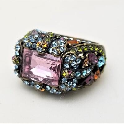 Lot #34  Over the Top HEIDI DAUS Costume Ring - size 11.5