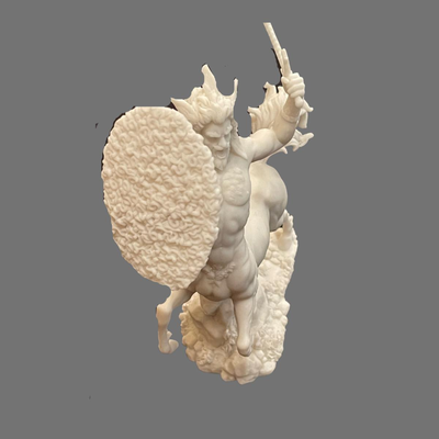Greek Centaur Alabaster Sculpture - 12"