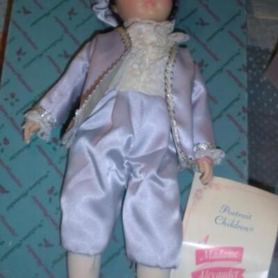 1972 Madame Alexander 12" Pinkie and Blue Boy dolls in original boxes. You get the Pair of them!