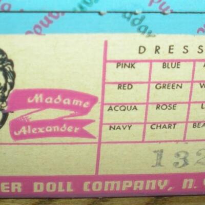 1972 Madame Alexander 12" Meg from Little women series. Old logo on original box