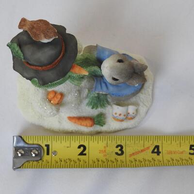 1996 My Blushing Bunnies Figurine Lot, 178640 and 178659, Winter - New, Open Box