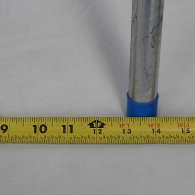 Metal Pool Ladder for Above Ground Pool 40" tall 14" wide, 2 rungs