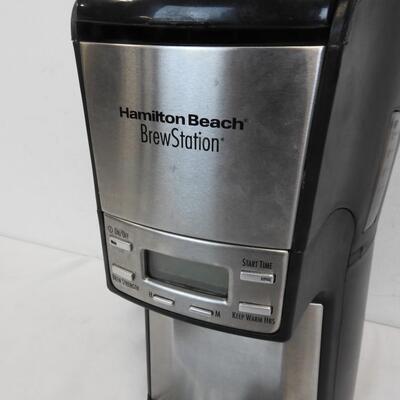Coffee Maker, No Coffee Pot. Hamilton Beach Brew Station, 12 cup size.