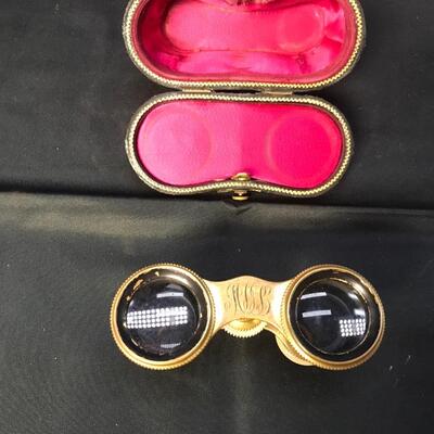 French antique opera glasses