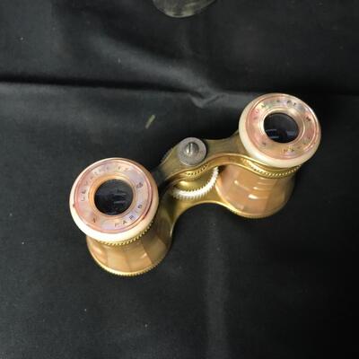French antique opera glasses