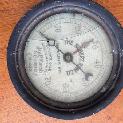 Vintage Robert Rom Altitude Gauge