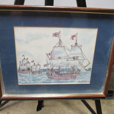 Framed Art James Town Settlement