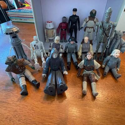 14 vintage Star Wars Figures