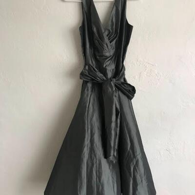 Max & Cleo  'Faux Wrap' Taffeta Dress Size 2