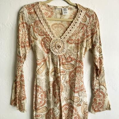 Hippy Chick Boho Dress Size S