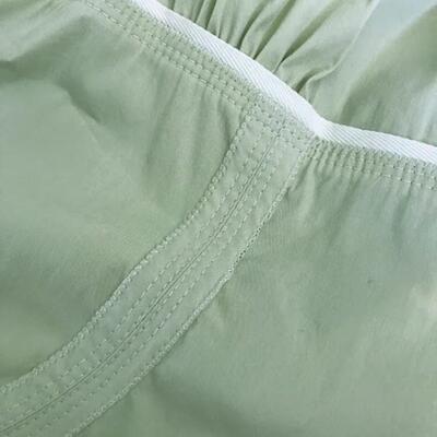 Mint Polyamide Dress, Parachute style, Size 6, French Made