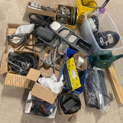 S69 Misc car parts and helmets, Ect