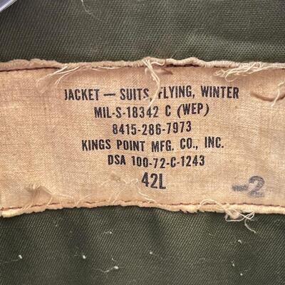 Flight Jacket MIL-S-18342 C (42L) Vietnam