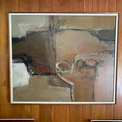 MCM Artwork - Schneider -original oil on canvas 58'