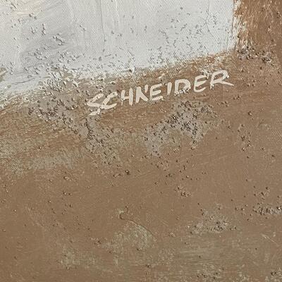 MCM Artwork - Schneider -original oil on canvas 58'