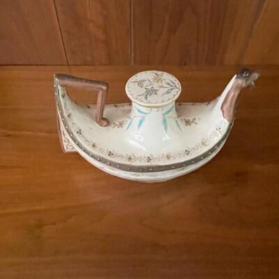 1890's Rudolstadt Strauss tea server