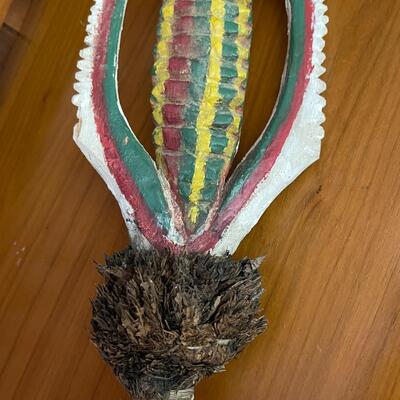 Parrot carving stick