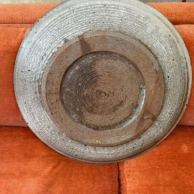 21" Pottery plate