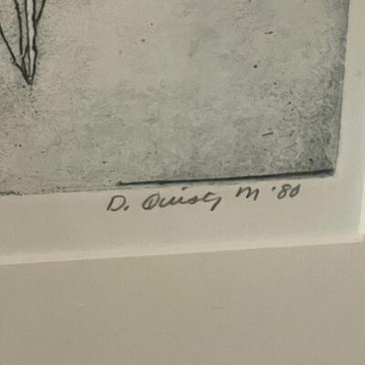 D. Quist 80' "Drifting Fragments" signed