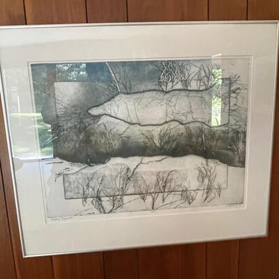 D. Quist 80' "Drifting Fragments" signed
