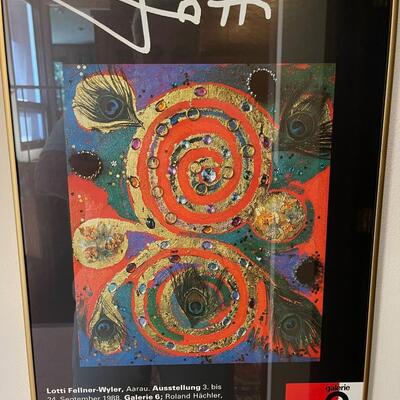Galerie 6 1988 Lotti Fellner-Wyler poster
