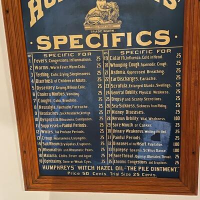Humphreys' Specifics / Witch Hazel Oil