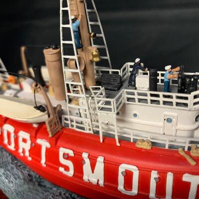 CASED SHIP MODEL