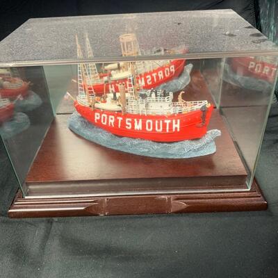 CASED SHIP MODEL