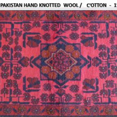 Fine quality,  Afghan Hand Knotted Vintage Rugs, 3' X 6'                         
on Perfect Conditions 
Retail Price= $1900...