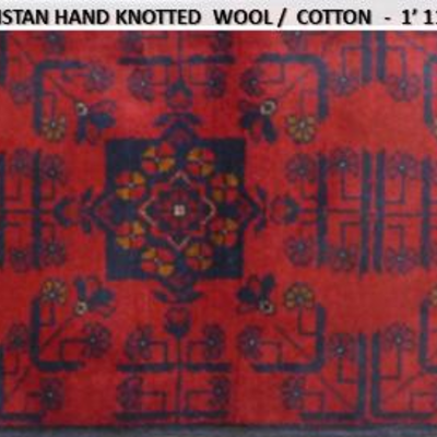 Fine quality,  Afghan Hand Knotted Vintage Rugs, 2' X 3'                         
on Perfect Conditions 
Retail Price= $1900...